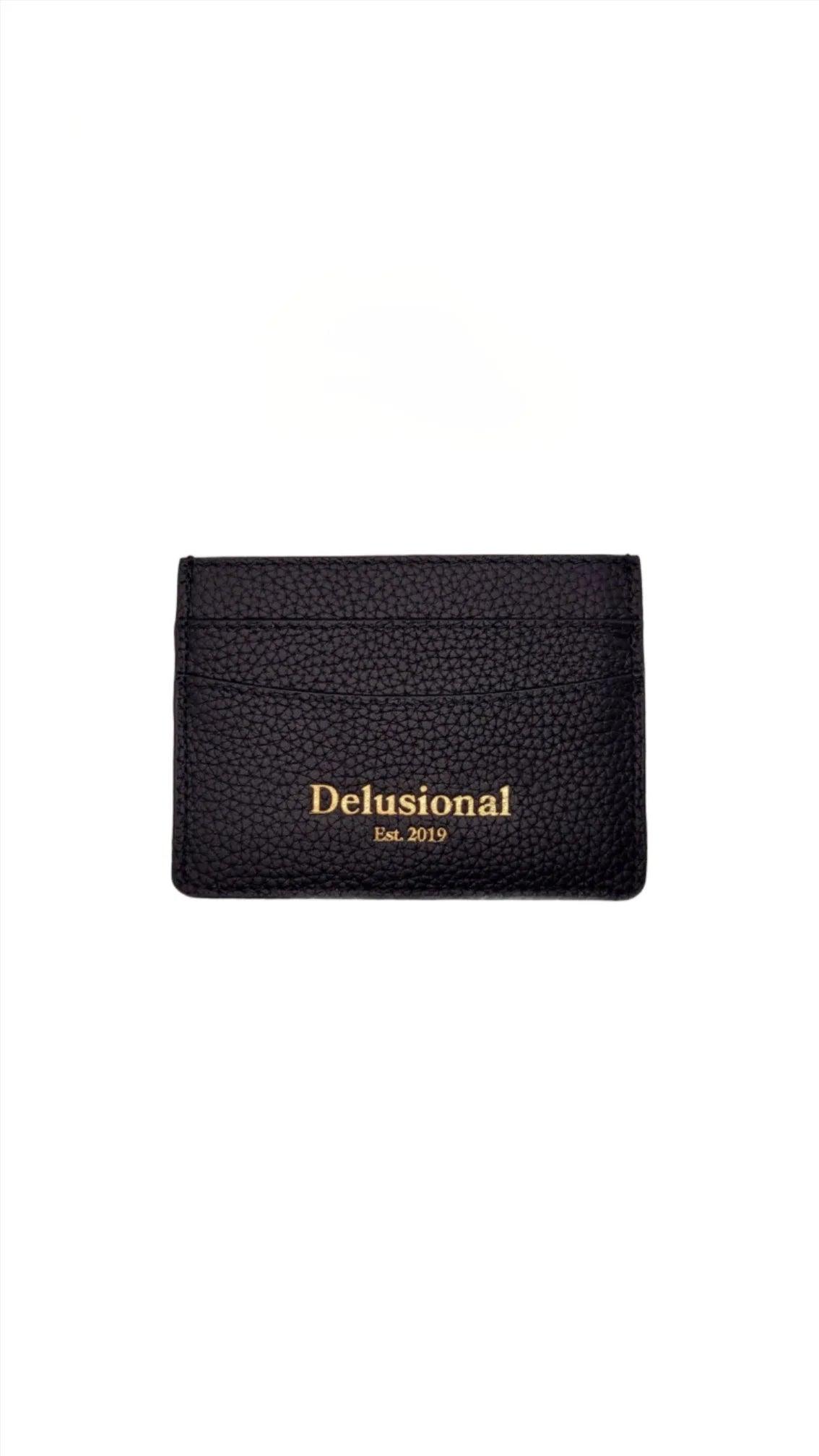 Delusional Leather Card Holder - DlabStore