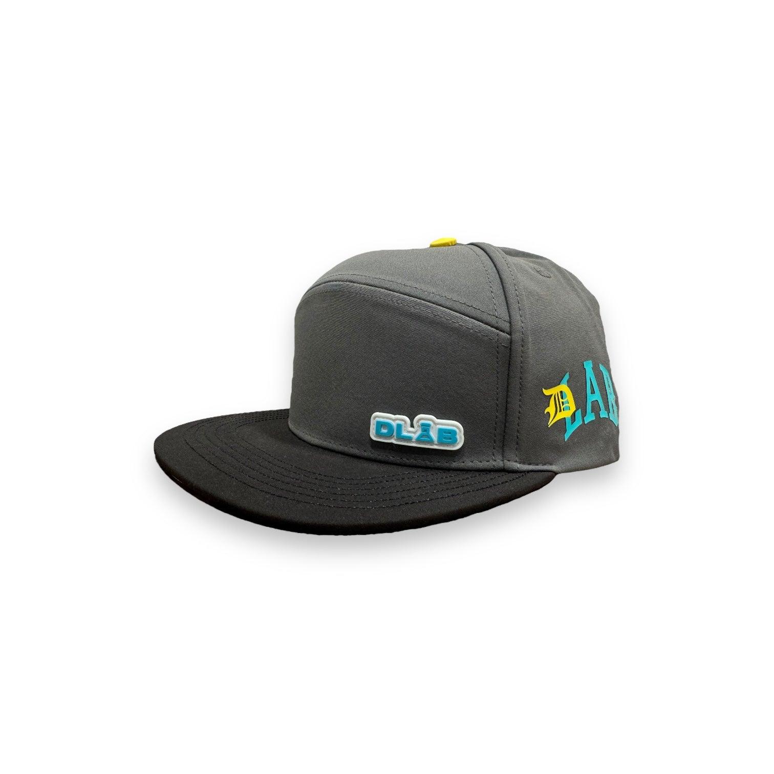 DLAB WaterProof Hybrid 5 Panel SnapBack Gray/Black - DlabStore