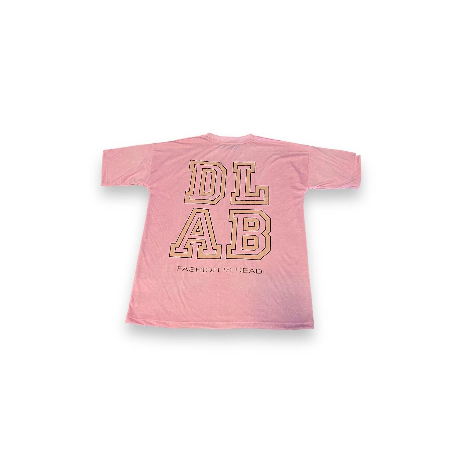 Dlab BASICS "Fashion is Dead" Tee (Pink) - DlabStore