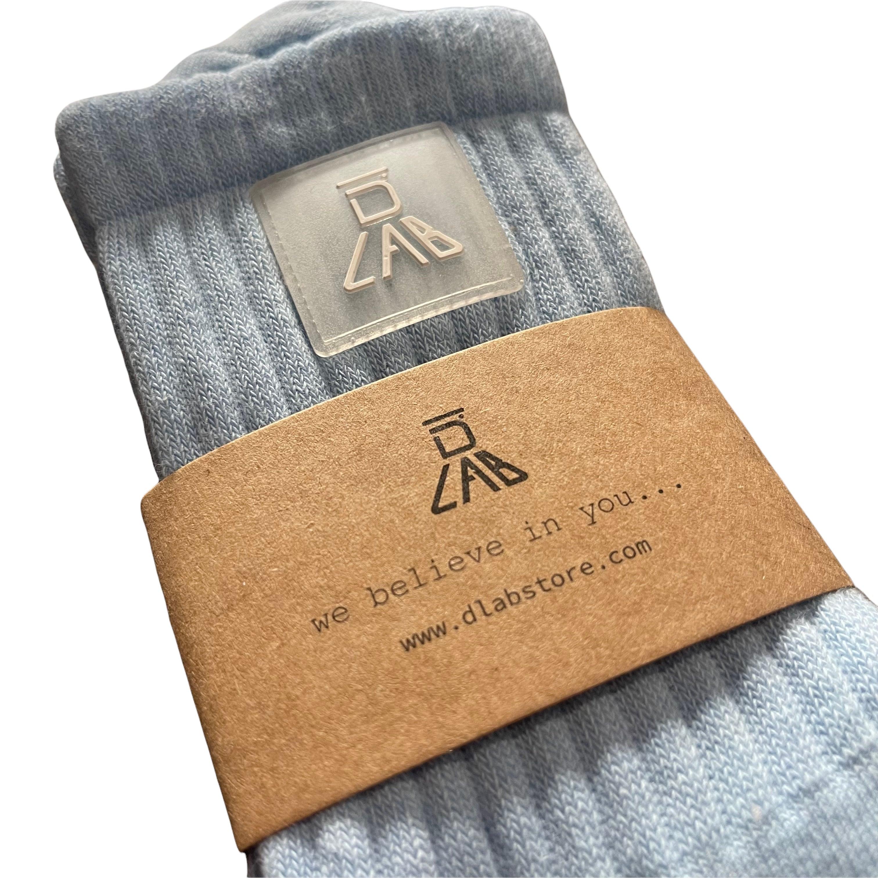 Dlab Socks (Mid) Baby Blue - DlabStore