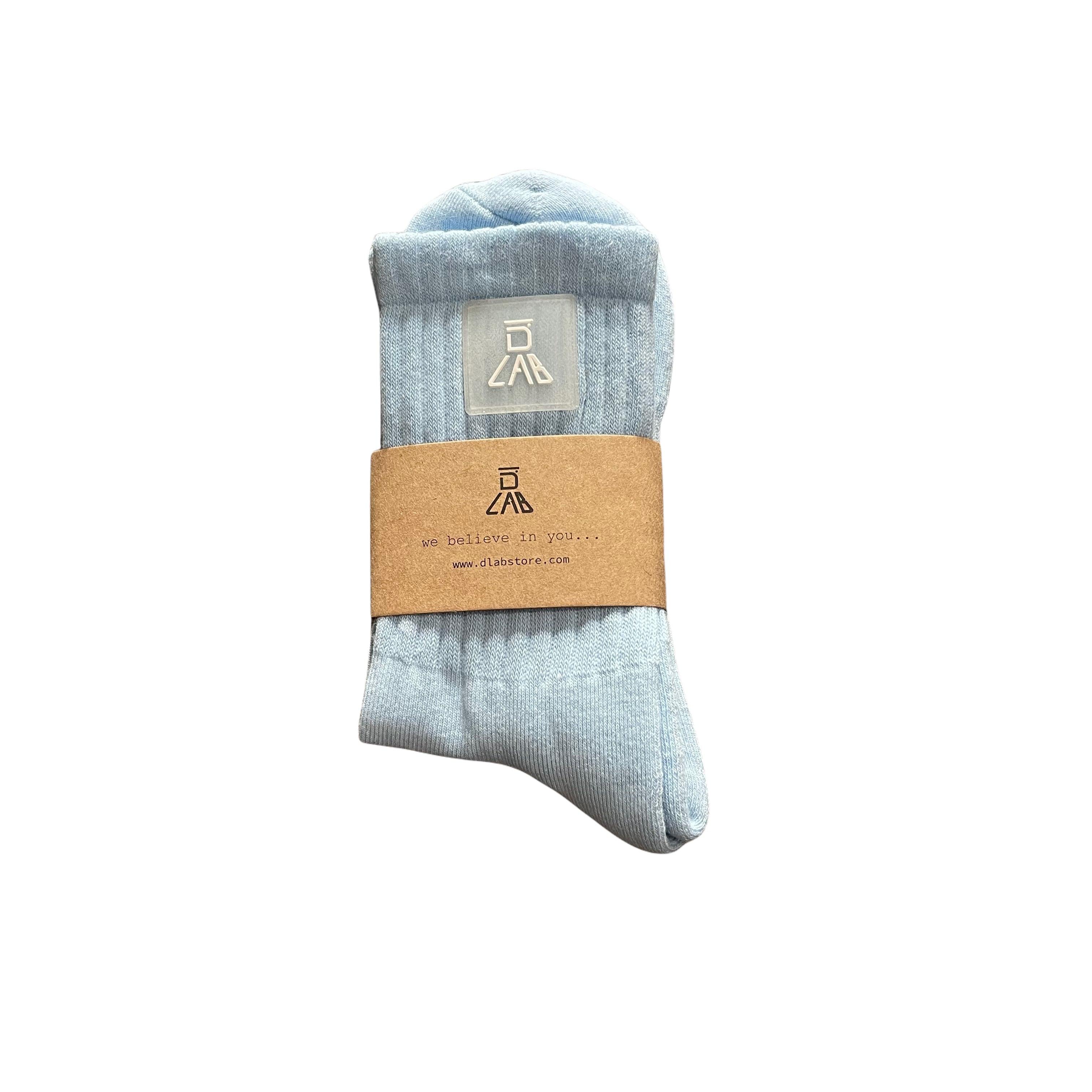 Dlab Socks (Mid) Baby Blue - DlabStore