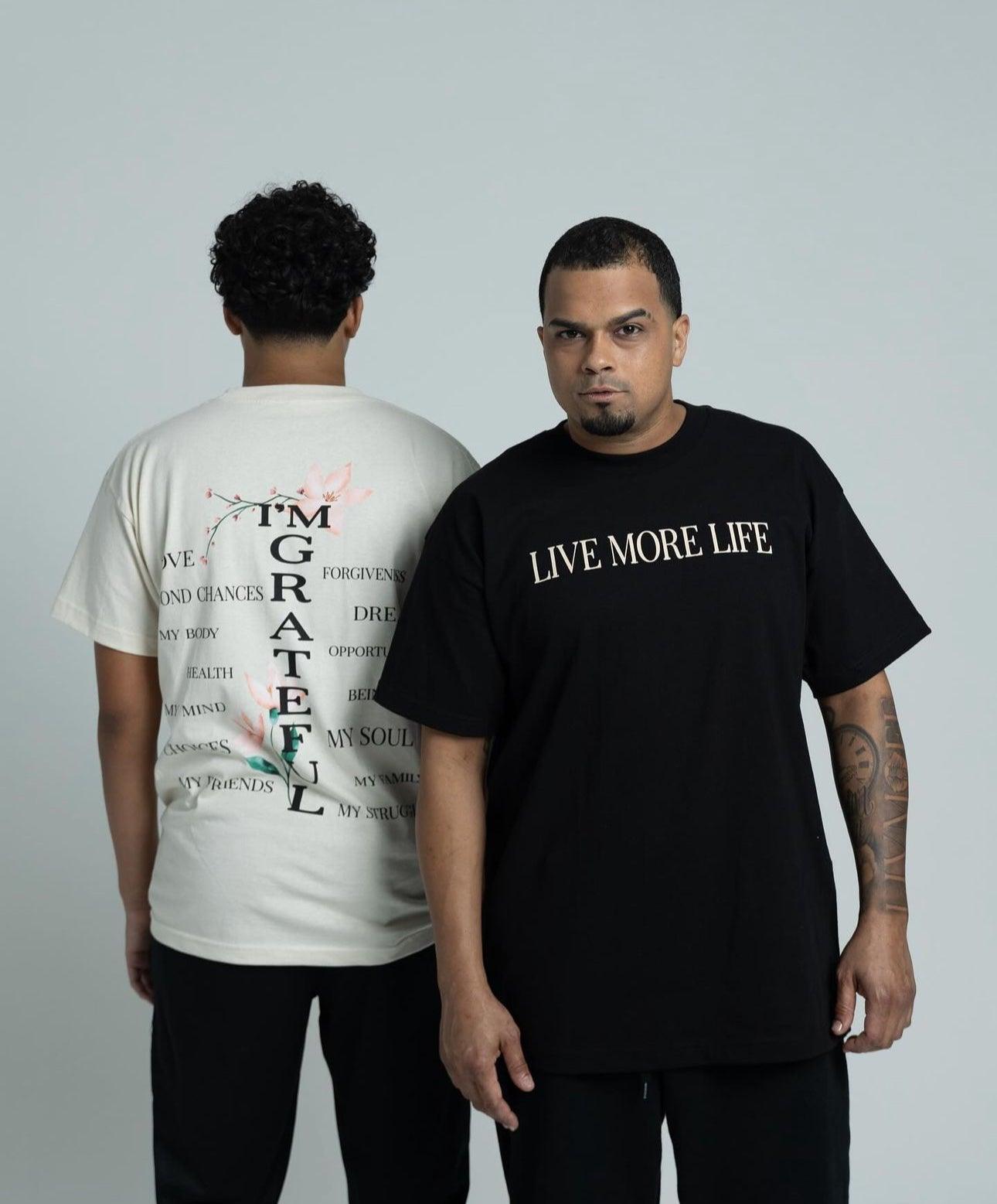 LIVMOFE BLACK TEE - DlabStore