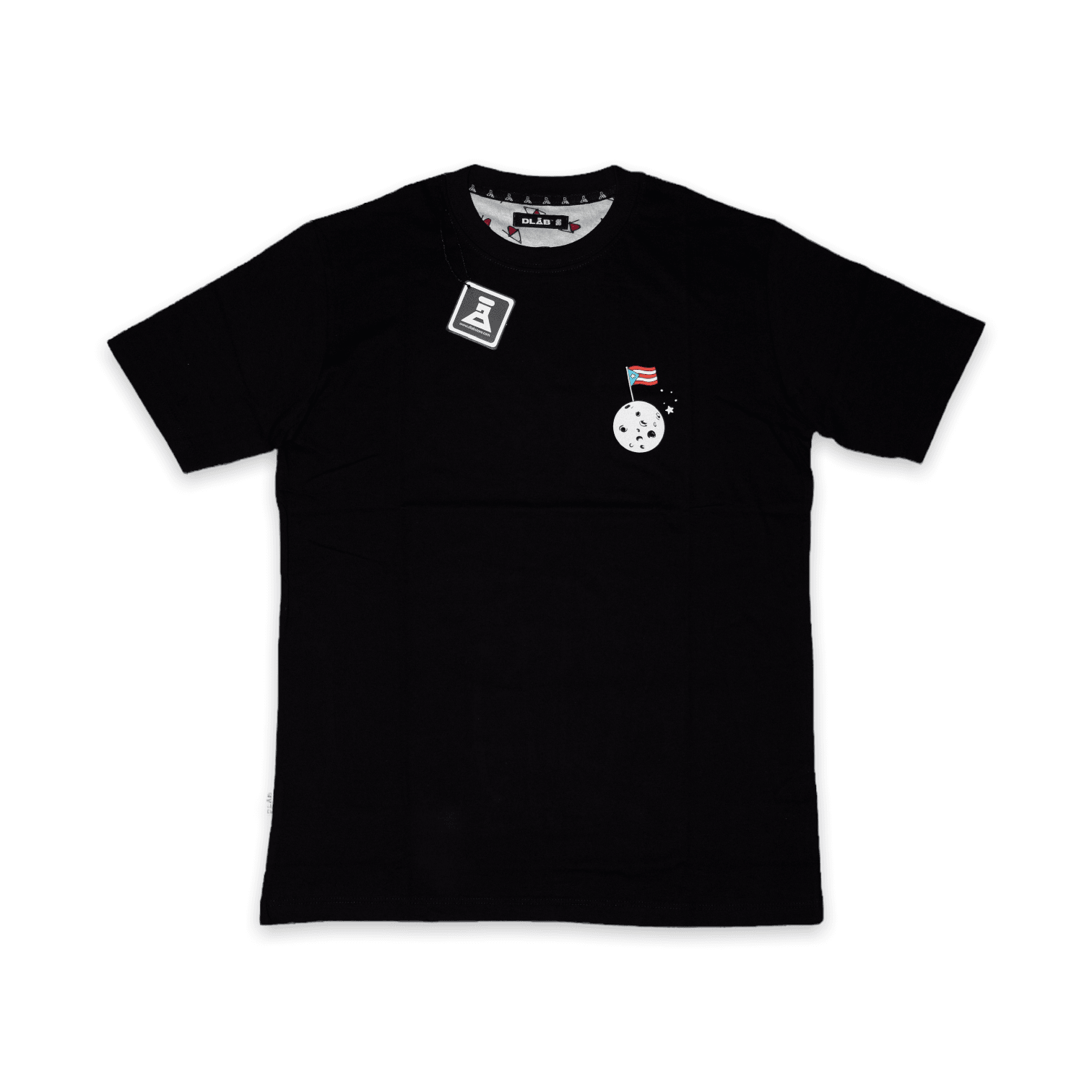 Ruteando Mi Isla X Dlab "Boricua en la Luna" Tee - DlabStore
