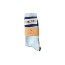 Load image into Gallery viewer, Dlab Socks (High) Baby Blue/Lines
