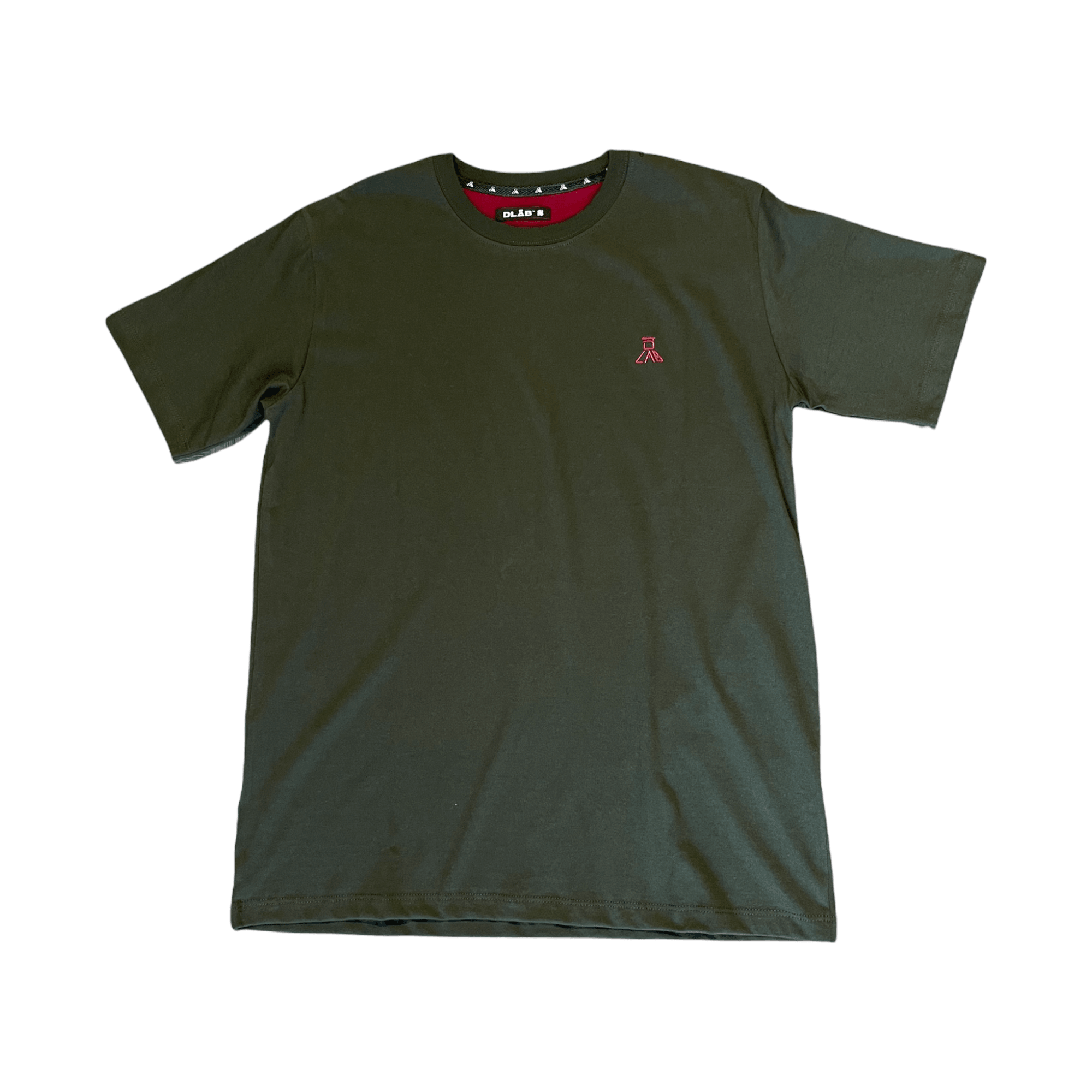 Dlab Essentials Verde Monte/Burgundy Logo - DlabStore