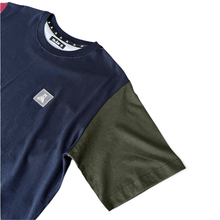 Load image into Gallery viewer, Dlab Essentials Navy/PVC Patch Logo Tee - DlabStore
