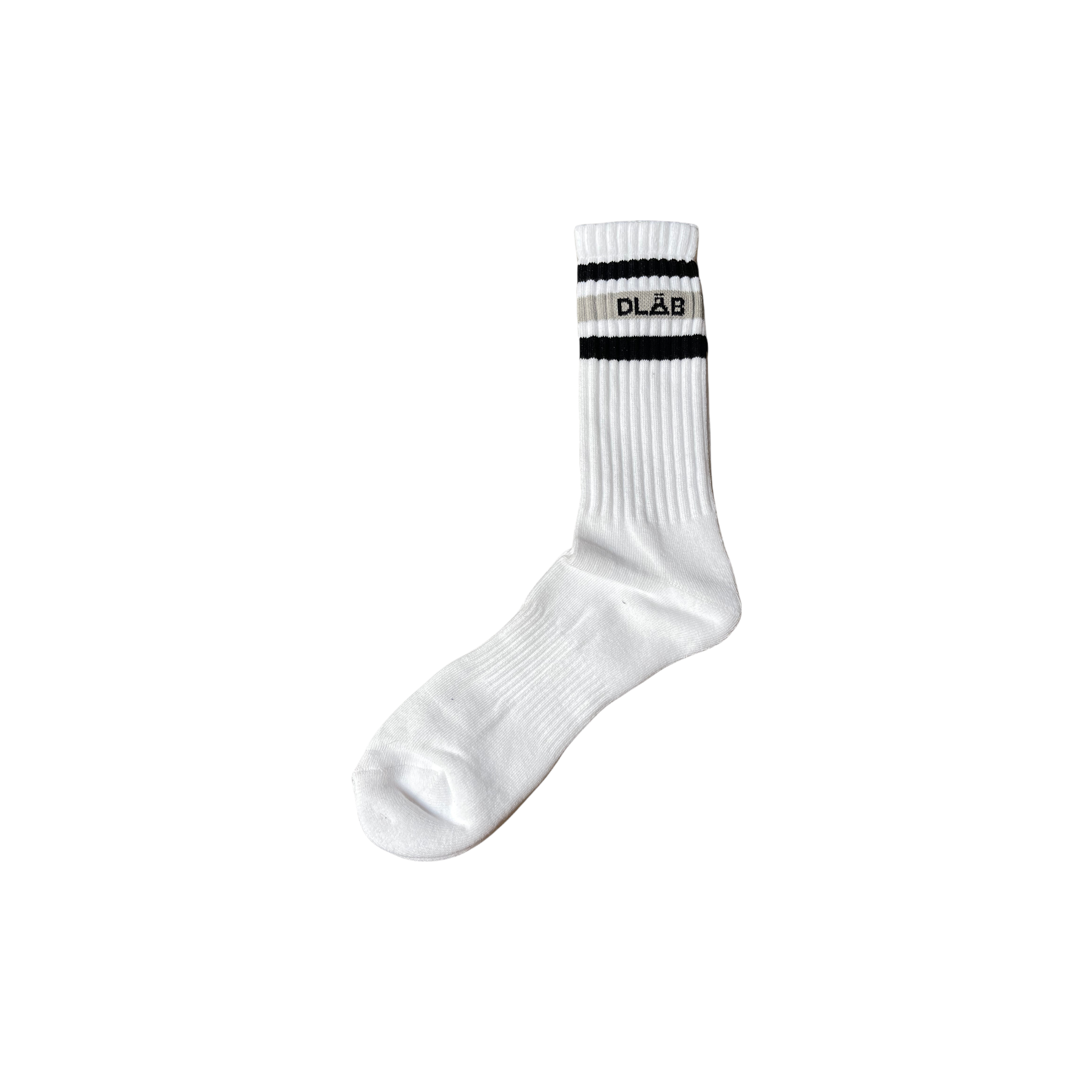 Dlab Socks (High) White/Lines