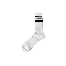 Load image into Gallery viewer, Dlab Socks (High) White/Lines
