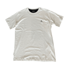 Load image into Gallery viewer, Dlab Essentials White/Navy Logo Tee - DlabStore
