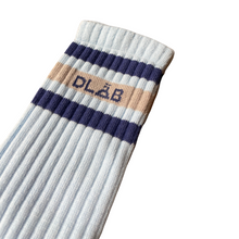 Load image into Gallery viewer, Dlab Socks (High) Baby Blue/Lines
